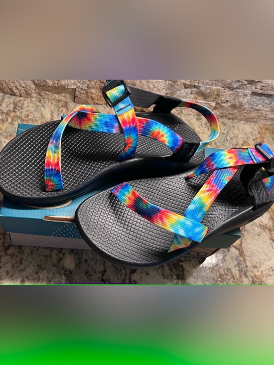 Chaco Shoes - NEW! Ladies size 8- Chaco Z1 classic sandal/ tie dye pattern colorful